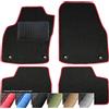 moto-MOLTICO Tappetini Auto Set di Tappeti in Moquette su Misura per Opel Zafira C Tourer 2012-2019 5 posti (Filo Rosso)
