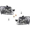 Johns Fari alogeni adatti per Fiat Panda 169 09/03- Illumin. Set Sinistra Destra
