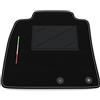 Somer Car Tappetino Auto SOLO LATO GUIDA 1pz compatibile con Nissan Note 2013-2025 | 1 tappeto su misura in moquette, bandiera Italia