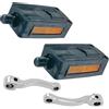 Generic COPPIA PEDIVELLA PEDIVELLE MESSA IN MOTO COMPLETI DI PEDALINI PIAGGIO CIAO 50