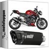 MOTOTOPGUN mivv scarico completo omologato nocat sr-1 titanio nero compatibile con triumph street triple 765 r/rs 2023 2024 mototopgun