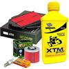 Motocar Kit tagliando Bardahl XTM Synt 15W50 filtro olio aria candele Yamaha TDM 900/ABS