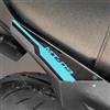 labelbike - Adesivo 3D Moto Coda Protezione e Decorazione in Resina compatibile con Yamaha MT-09 2024-2025 Colore Ciano