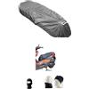 farbrothersonline COMPATIBILE CON KYMCO PEOPLE S 125 COPRISELLA TELO IMPERMEABILE ANTIGRANDINE ANTIGRAFFIO ANTIPIOGGIA COPERTURA PER SELLE MOTO SCOOTER SADDLE COVER IN POLIESTERE CUCITURE TERMOSALDATE