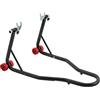A-Pro Cavalletto Posteriore Alza Moto Regolabile Solleva Nero Universale 4 Ruote
