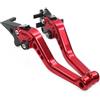 tusgt Freno Frizione Leva Per Benelli BN 125 BN 150 Per Tnt 150i BN125 Moto CNC Regolabile Frizione Leve Freno Leva Para Freno Moto(Red)