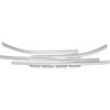 Generic Set di 8 modanature per finestre in acciaio inox, compatibili con Clio IV HB 2012-2019, cromate