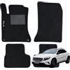 W-Parts Serie 4 TAPPETI - TAPPETINI in Moquette Neri per MERCEDES GLA DAL 2013 AL 2020