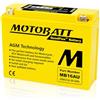 MOTOBATT - Batteria Moto AGM MB16AU | 12V 20.5Ah 250CCA | Sigillata Attivata in Fabbrica | Compatibile con YB16AL-A2 | Compatibile con Honda, Yamaha, Kawasaki, Suzuki, BMW e tutti
