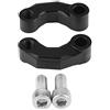 Majatou Adattatore per Montante per Specchietti, Adattatore per Prolunga per Montante per Specchietti per Moto, Kit Adattatore per Specchietti per Staffa di Prolunga per Montante per Specchietti per Moto per