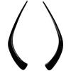 Pexorin Modanatura della presa d'aria laterale del paraurti anteriore, for Mercedes-Benz, CLA C118 X118 2019-2022 CLA200 CLA260 Spoiler del telaio del cofano di aspirazione inferiore Splitter Copertur