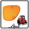 Generico TRASPARENTE GEMMA PLASTICA VETRINO FRECCIA INDICATORE DI DIREZIONE ANTERIORE SINISTRA ARANCIO PER PIAGGIO APE 50 ORIGINALE PIAGGIO.