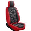NOBQUA Coprisedili Auto Universali per 5 Posti in Vera Pelle-Compatibili con Jeep Renegade Compass Cherokee Wrangler - Impermeabili, Antiscivolo-Set Completo per SUV e Berlina