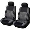 ForGue Auto Coprisedili Set per Suzuki Ignis (MF) 2.Gen 2016-2023, Traspirante Anteriori Posteriori Coprisedile Protezione Sedile Interni Accessori,C/Grey