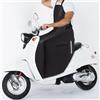 Ferocity Copertura termica Coprigambe per le gambe per motociclisti e di scooter | Protezione dalla pioggia, intemperie, copertura impermeabile | Copertura universale Black [088]