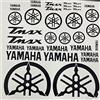 CMR Design Co Kit 35 Adesivi per T-max 500 530 560 Moto Scooter COMPATIBILE CON yamaha Tmax PVC Vinile Intagliato prespaziato (Nero)