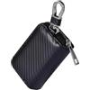 GTDTKGANAK Borsa cerniera schermatura RFID, custodia per chiave auto Faraday scatola di schermatura del segnale, borsa per portachiavi, organizer per portachiavi Custodia protettiva per chiave auto