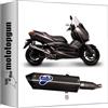 MOTOTOPGUN termignoni scarico open scream carbonio omologato open compatibile con yamaha xmax x-max 300 2017 2018 2019 2020 mototopgun