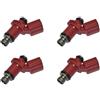 RESPUNEKBAH Iniettore Di Carburante Per Yamaha Fuoribordo 4 Tempi 80BEL 75-90HP K-M K-M 6D8-13761-00-00 6D813761000 RESPUNEKBAH(4 PZ)