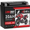 LANGZEIT Batterien LANGZEIT YTX20L-BS batteria moto 12V 20Ah 51821 GTX20L-BS CTX20L-BS senza manutenzione