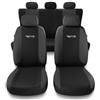 Mossa Coprisedili compatibili con Ford Fiesta IV, V, VI, VII, VIII (1995-2023) - fodere sedili auto - set coprisedili auto universali - TG-G