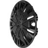 GRIRIW Copricerchi da 15 Pollici in PP Nero per Cerchioni Auto | Coprimozzi per Ruote, Montaggio Semplice, Protezione da Sporco e Detriti, Design Elegante