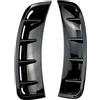 ARMYJY Spoiler laterale per paraurti anteriore, kit di carrozzeria dal design sportivo in carbonio per Mercedes Classe A W177 2018-2022 nero, parte di modifica (nero lucido)