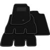 Generico Tappetini compatibili con Jeep Wrangler JK - 5 porte 2007-2018 - Fissaggio singolo no decoro, kit tappetini auto personalizzati, set tappeti in moquette, tappeto auto