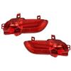 NVCPHGEDEK Fanale posteriore Per Peugeot 206 207 2009-2014 Paraurti Posteriore Auto Luce Retromarcia Coda Fendinebbia Riflettore Fendinebbia Posteriore Paraurti Riflettore Luce Car