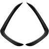IMAWUHM Splitter Per BMW X5 F15 Sport 2014-2018 Paraurti Anteriore Spoiler Laterale Cornici Fendinebbia Kit Carrozzeria In ABS Nero Lucido Fibra Carbonio Labbro Paraurti Anteriore(Gloss Black)