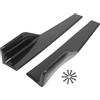 WTXXGQ Spoiler Gonna Laterale Per A3 A4 B6 A6 C6 A5 B7 Q5 C5 8P Q7 TT C7 A1 Q3 S3 A7 B9 8L A8 Gonna Laterale Body Kit Spoiler Accessori Auto Universale Minigonne Laterali Auto(Carbon Fiber Look)