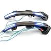 DYOG Freccia Specchietto laterale LED Indicatore Lampeggiante Per Specchietto Laterale Sequenziale Dinamico A LED Indicatore Di Direzione Per Golf 8 MK8 GTI R GTE GTD 2020 2021