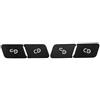 ZSQGHGH Rifiniture interne per auto Adesivo Riparazione Pulsante Interruttore Controllo Serratura Portiera Per Mercedes Per Benz CLA C117 GLA X156 2013 2018 CLA180 CLA200 GLA200 Accessori decorativi(Stile A.)