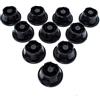 Promo Link - 10 elementi di fissaggio in gomma per carenatura motore, Nero, Gomma, Compatibile con Automobili, Per veicoli specifici, Top