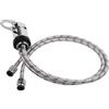 Yhenlovtt Rubinetto miscelatore doccia per camper, camper e per con code in acciaio inossidabile da 800 mm, rubinetto a leva singola in ottone cromato per sistemi di acqua pressurizzata, compatibile