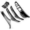 IUKMRT Auto Maniglia Interna Per BMW Serie 5 F10 F11 520d 525d 530d 535i Pannello Interno Pull Trim Copertura In Fibra Carbonio RHD LHD Maniglia Per Porta Interna Auto Maniglia Interne Porta Auto(RHD-Carbon-