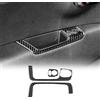 KUNGKIC Per Fiat 500 2008-2023 Abarth 595/595C 2012-2023 695 2017-2023 porta interna pannello di controllo auto vetro finestra interruttore di sollevamento consolle copertura in fibra di carbonio