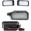 Pizgear 2 luci targa a LED for Ford, Focus, 5D, Fiesta, Mondeo, MK4 C-Max MK2 S-Max Kuga Galaxy, luce bianca for auto 6000K luce per targa auto