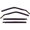J&J AUTOMOTIVE Deflettori d'Aria per Ford Kuga 2013-2019, Set da 4 Pezzi, Nero Fumé Oscurato Heko