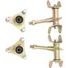 KIMISS Anteriore Sterzo Strut Knuckle Mandrino Sinistro Destro Disco Freno Asse Ruota Lega di Alluminio Set per ATV Go Karts Off Road UTV Quad