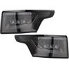 Punxdda Fanale posteriore esterno Per Land Per Rover Per Range Per Rover Sport L494 2014-2022 Luci Posteriori Completamente A Fumé Fendinebbia Freno Stop Avviso 1 Coppia Luci Posteriori Fanali posteriori(Smok