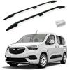 TURTLE Compatibile con Opel Combo Life 20192024 / Barre portatutto Crown Versione Corta | Nero