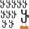 Generico 10 Pezzi Car Umbrella Hook, Portaombrelli Auto Bagagliaio, Gancio Portaombrelli Per Auto, Ombrello Organizer Bagagliaio Autos, Gancio Multifunzionale Per Borsa, Cappotto, Portafoglio