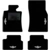 QUEMAR Tappetini Auto per MINI Clubman I R55, Bordo Antracite, 4 Ricami