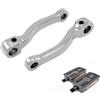 AER MOTO SPARE PARTS COPPIA DI PEDIVELLE CROMATE SPECIFICHE PER PIAGGIO SI 50 + PEDALI RMS