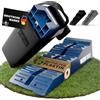 WERKTHOR Cunei per Camper (Blu) - [Set da 2] Cunei stabili per roulotte e camper | Cunei per camper per un livellamento sicuro [<5t] - per qualsiasi superficie - Borsa inclusa