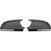 GTOQEV Per Audi A4 S4 A5 S5 B8 8K, A6 S6 4F C6, A8 S8 D3, Q3 SQ3 2012-2015, A3 8P Copertura Specchietto Retrovisore Laterale Con Corno Nero(Carbon)