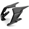 Generic Per Honda CB650R 2019-2023 Carena Anteriore Alette Aerodinamiche Spoiler Laterali Kit Ala Dinamica Decorativa Adesivo (Nero)