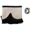 KRAM-TRUCK Tenda per camion con pompon - Parasole per camion, protezione solare per tutte le marche di camion (beige chiaro, pompon neri)