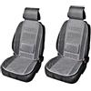 GPDESIGN COPPIA SCHIENALI RELAX GRIGIO 2 PZ FRESCHI TRASPIRANTI UNIVERSALI PER TUTTE LE AUTO E FURGONI